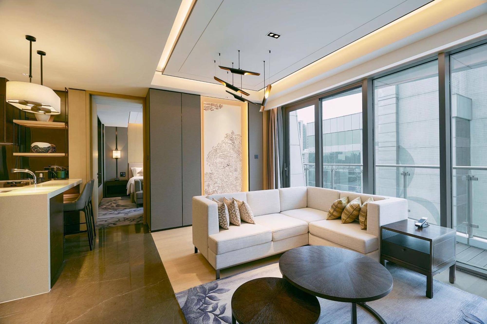 Kempinski Residences Guangzhou - Free Shuttle Between Hotel And Exhibition Center During Canton Fair & Exhibitor Registration Counter Extérieur photo