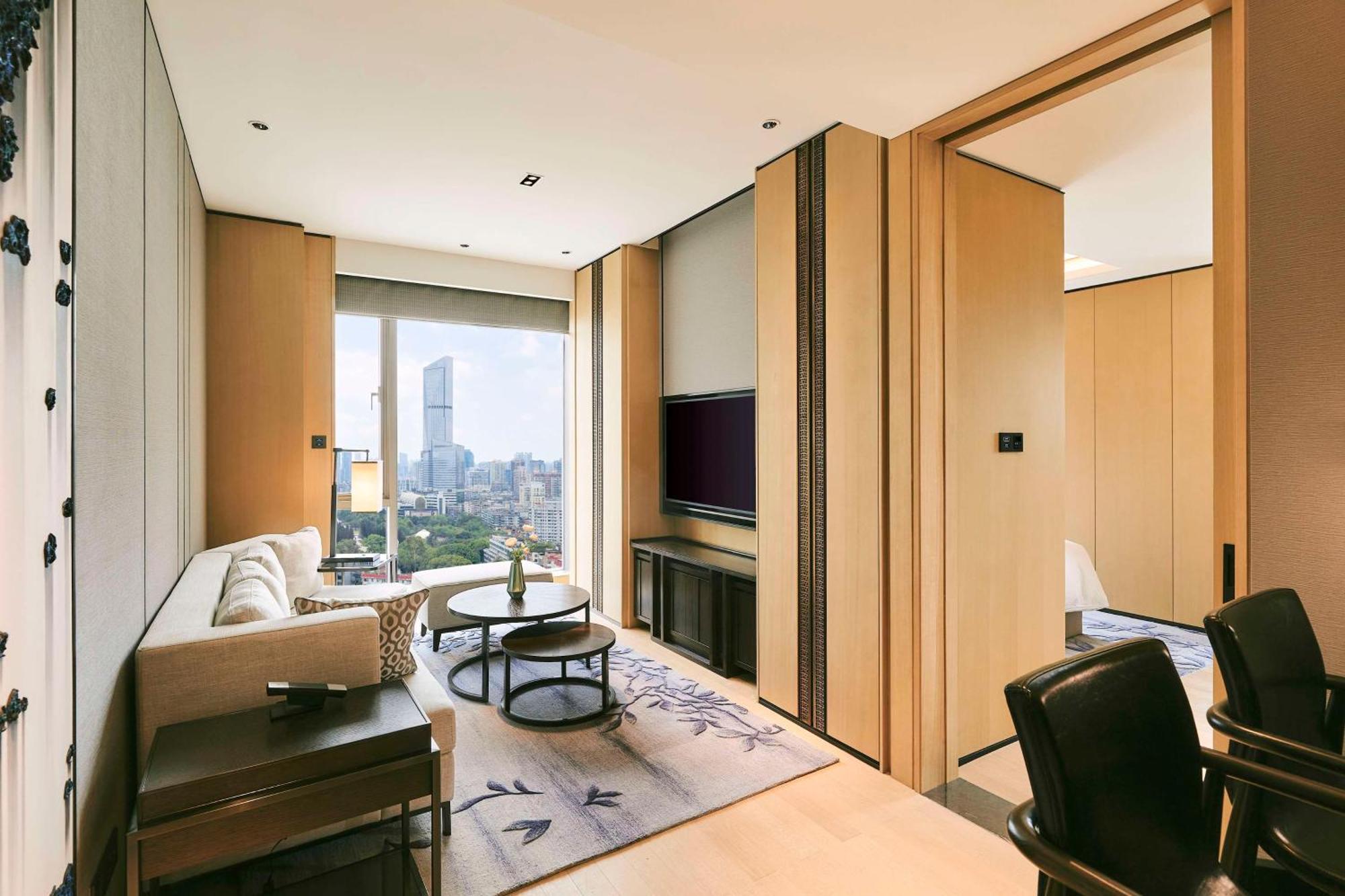 Kempinski Residences Guangzhou - Free Shuttle Between Hotel And Exhibition Center During Canton Fair & Exhibitor Registration Counter Extérieur photo